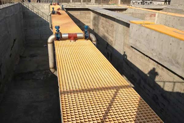 FRP sewage plant grating