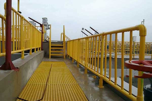 Fiberglass handrails system