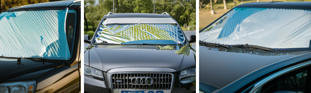 automotive window sunshade and UV-proof film