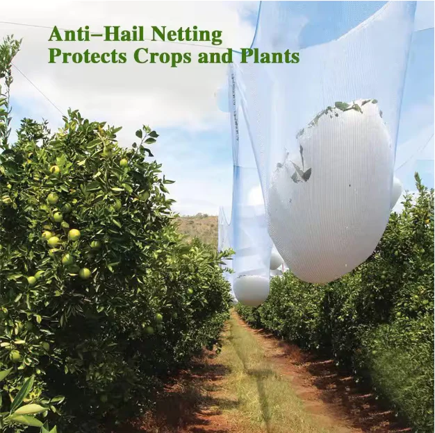 nitted hail netting