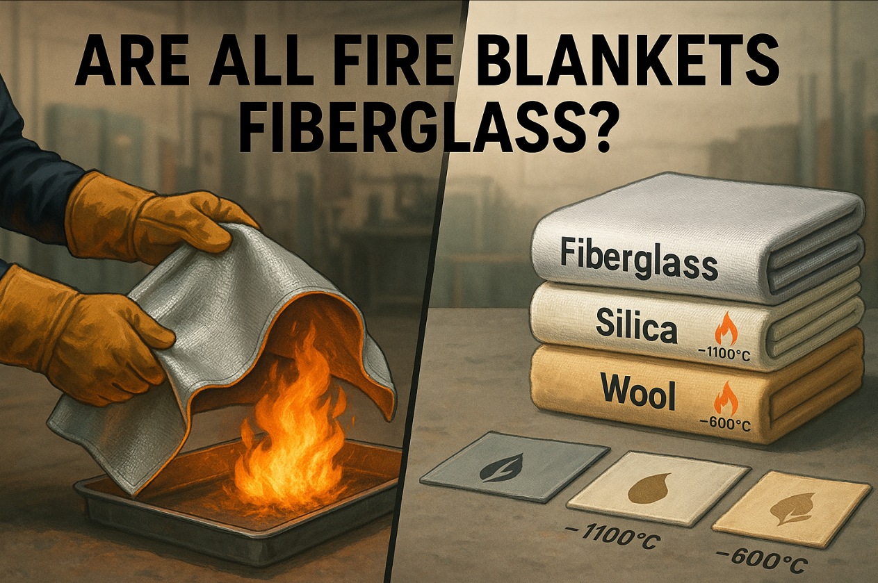 are all fire blankets fiberglass
