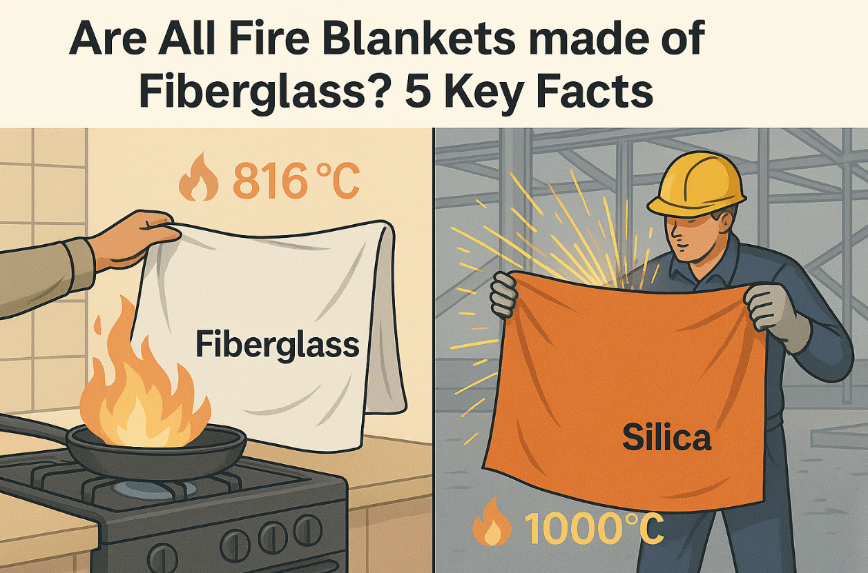 are all fire blankets made of fiberglass