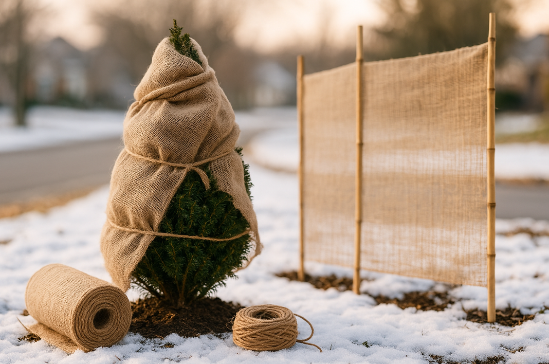 burlap for plants