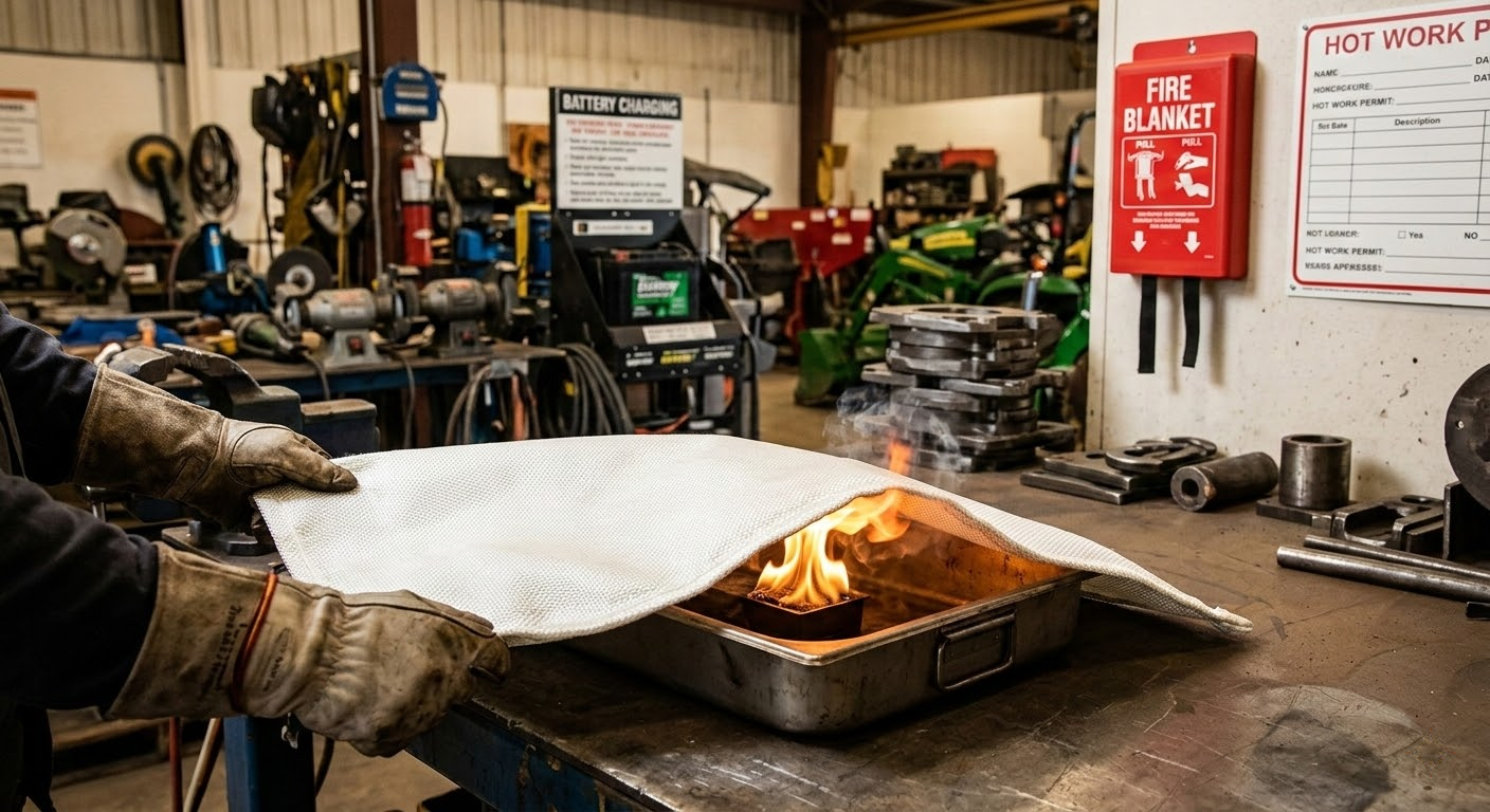 fire suppression blanket