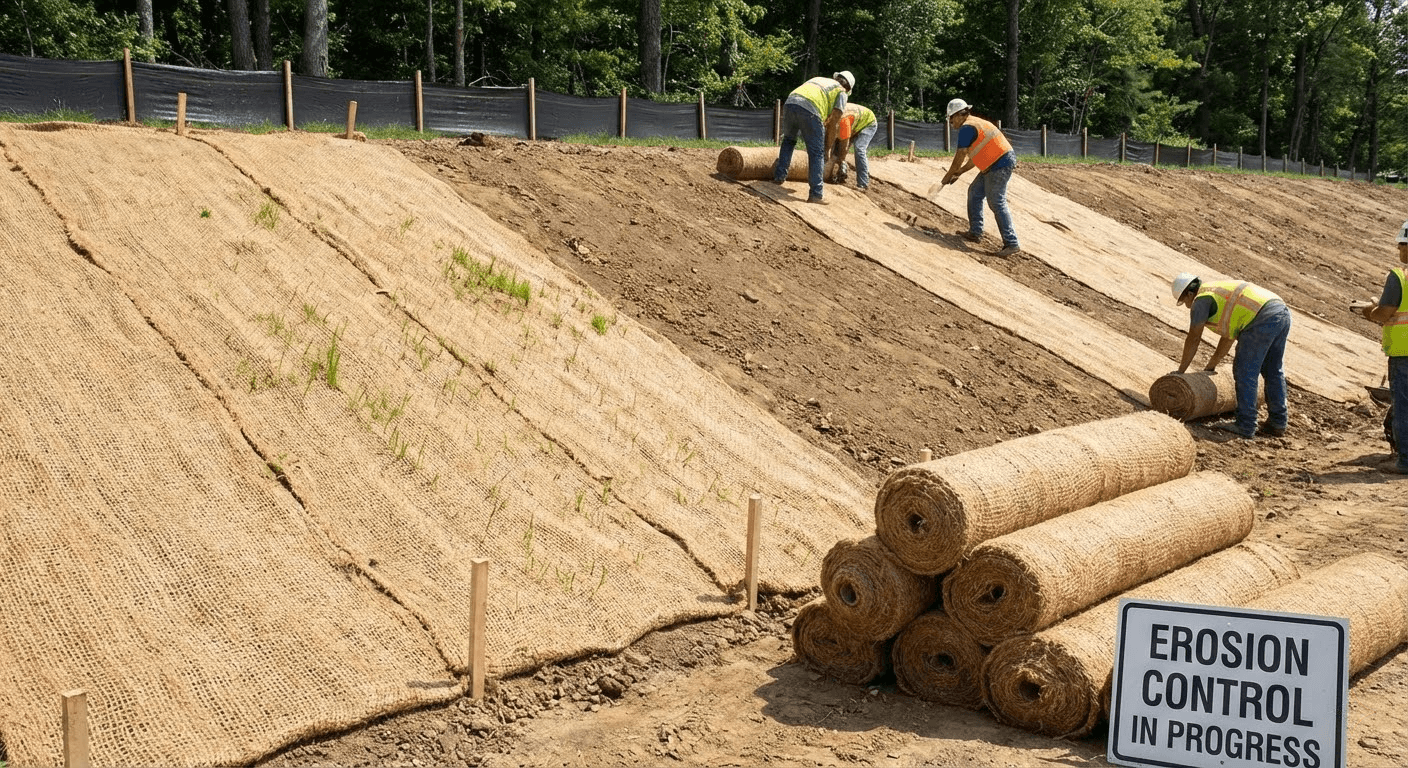 jute matting erosion control