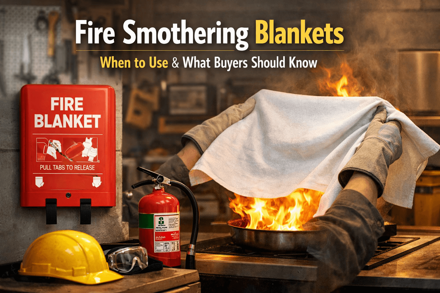 fire smothering blanket