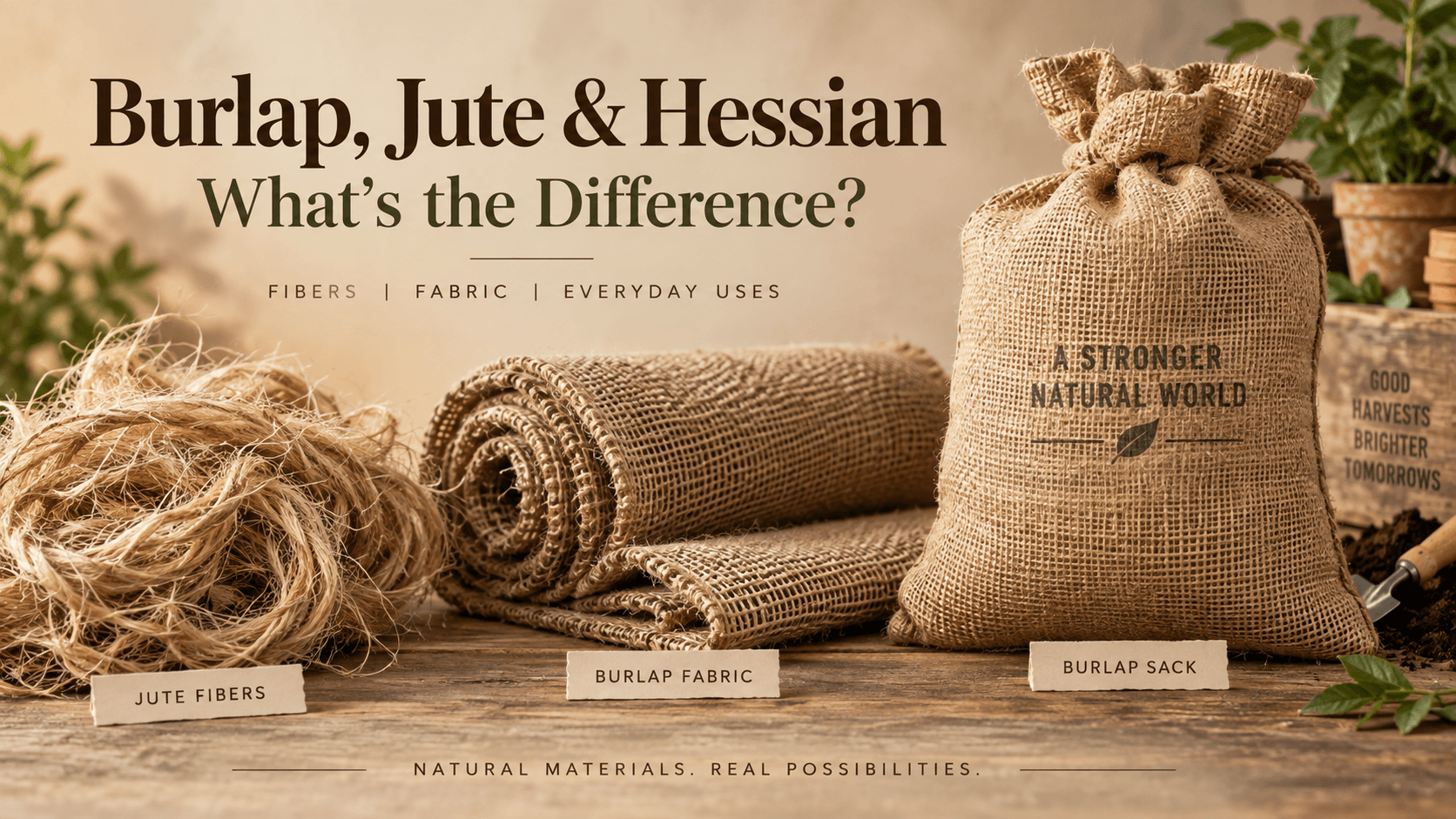 burlap jute hessian