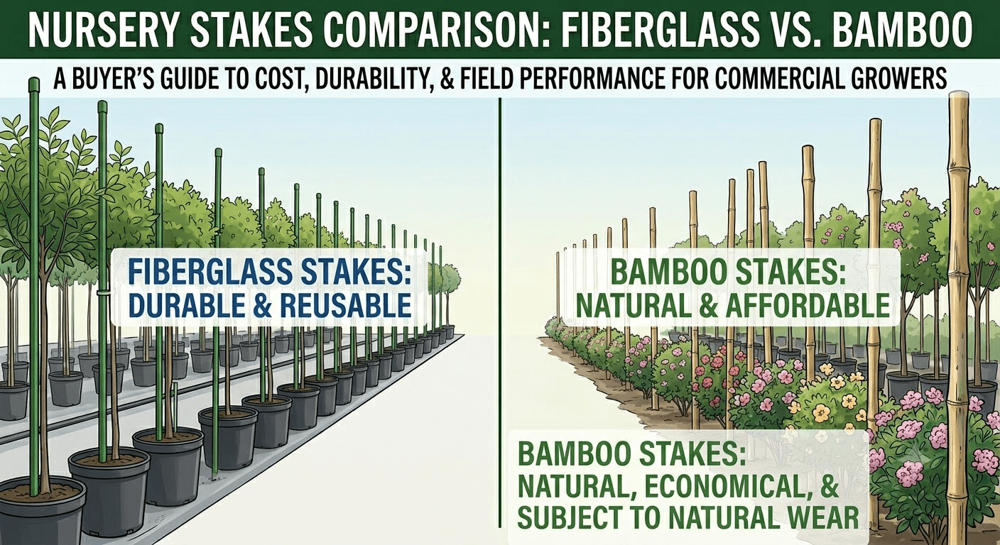 Fiberglass Nursery Stakes