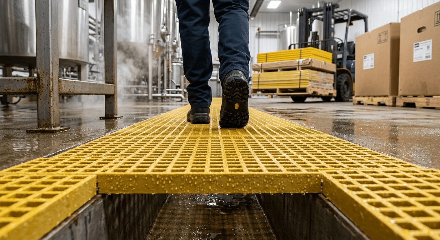 fiberglass reinforced plastic grating