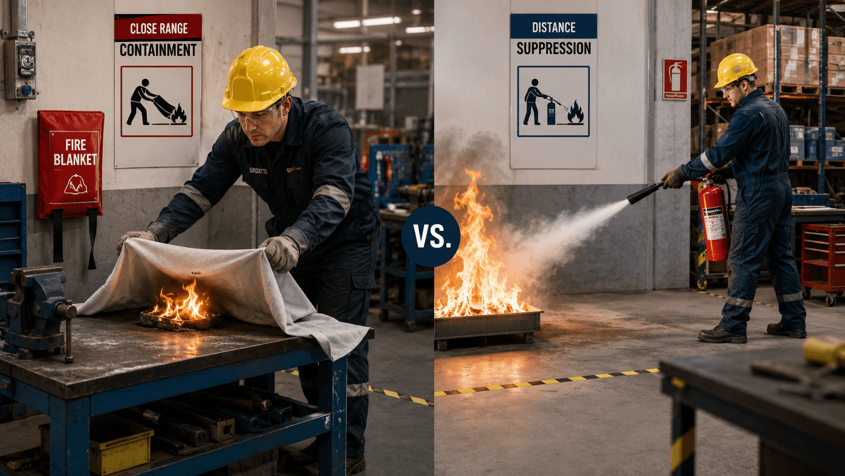 fire blanket for industrial use