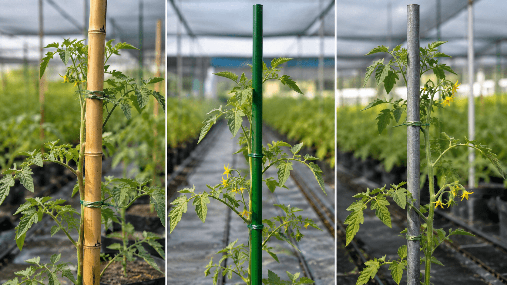 Fiberglass Plant Stakes vs Bamboo and Steel Stakes
