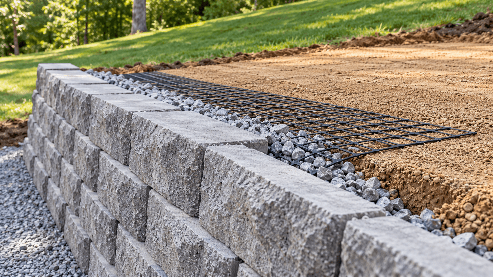do i need geogrid for retaining wall